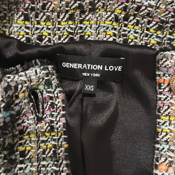 Generation Love Tweed Jacket.  XXS - Picture 2 of 2